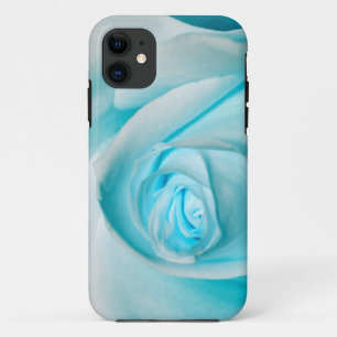 Turquoise Ice Rose iPhone 11 Case
