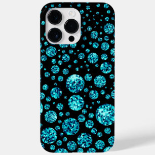 TURQUOISE IRIDESCENT DIAMOND LOOK Case-Mate iPhone 14 PRO MAX CASE