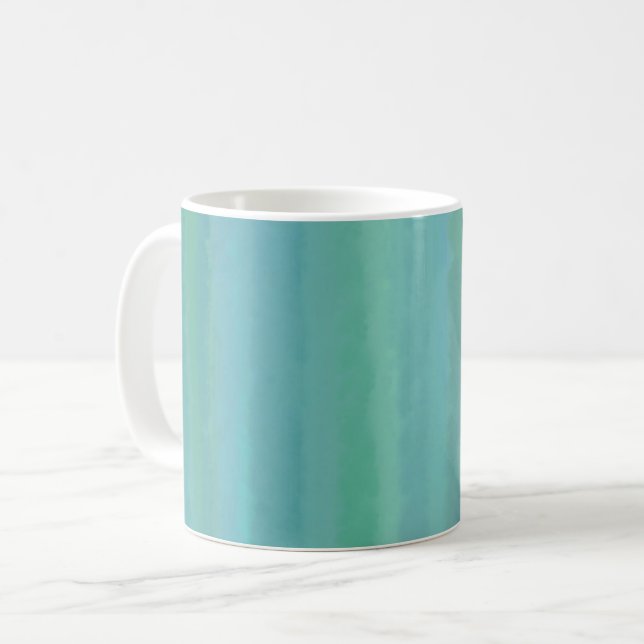Turquoise Is My Favourite Colour Coffee Mug (Front Left)