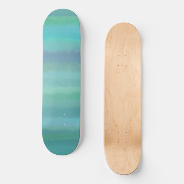 Turquoise Is My Favourite Colour Skateboard  (Front)