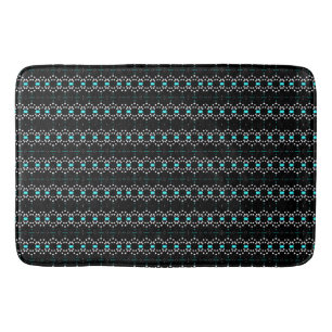 Turquoise Jewellery Bath Mat