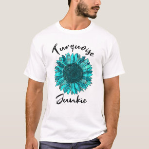 Turquoise Junkie Turquoise Gemstone Lovers Vintage T-Shirt