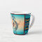 Turquoise Kokopelli Latte Mug