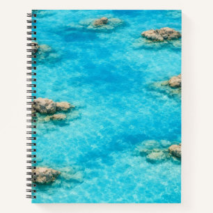 Turquoise Lagoon Ocean Water Notebook