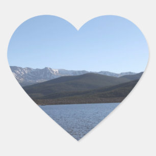 Turquoise Lake, Colorado Heart Sticker