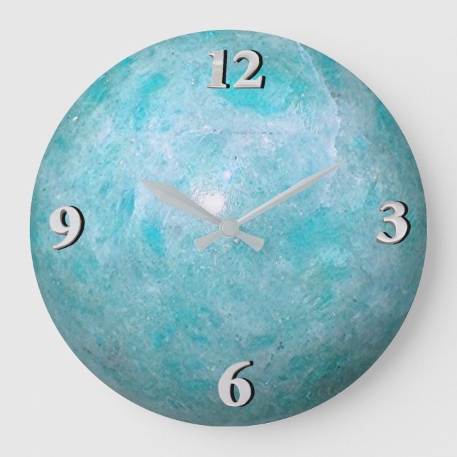 Turquoise Large Clock (Front)