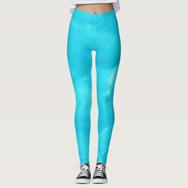 Turquoise leggings (Front)