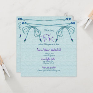 Turquoise Love Knots Wedding