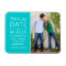 Turquoise Lovely Details Wedding Photo Save Date