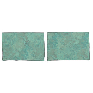 Turquoise Marble Abstract Pillowcase