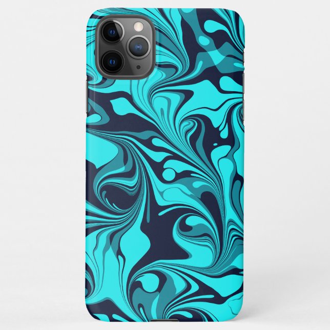 Turquoise Marble iPhone Case (Back)