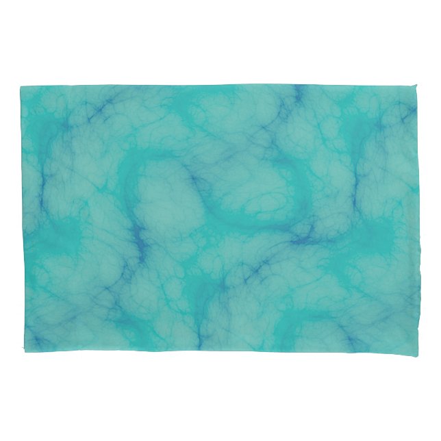 Turquoise marble pillowcase (Front)