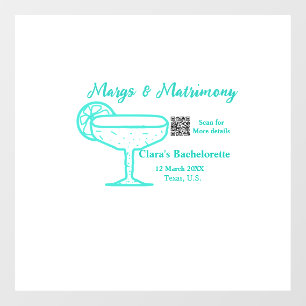 Turquoise Margs & Matrimony Bachelorette party