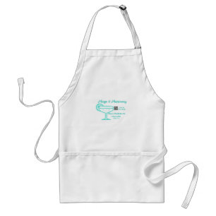 Turquoise Margs & Matrimony Bachelorette party Standard Apron