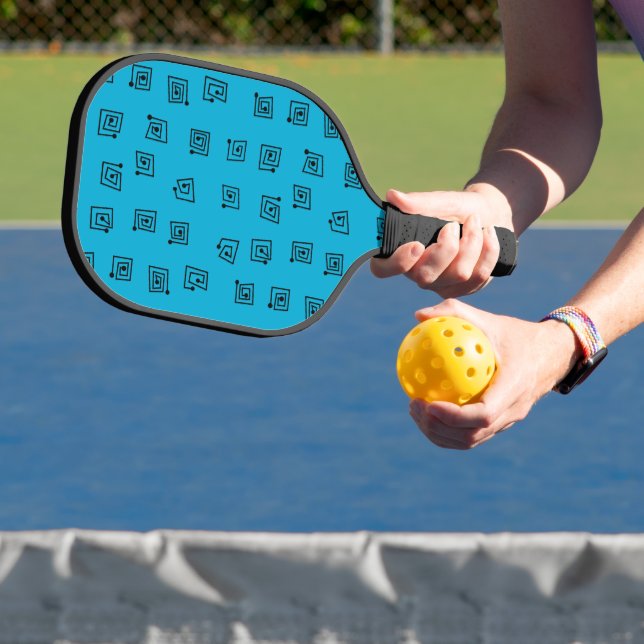 Turquoise Mazes  Pickleball Paddle (Insitu)