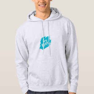 Turquoise Men's Hoodie - Modern Hoodie