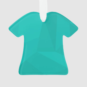 Turquoise, modern, cool, trendy geometric art ornament