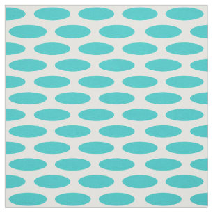 Turquoise Modern Oval at Emporiomoffa Fabric