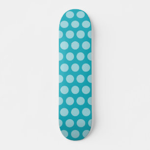 Turquoise Moroccan Dots Skateboard
