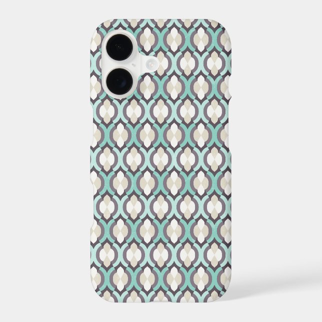 Turquoise Moroccan Pattern (Back)