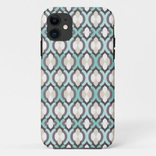 Turquoise Moroccan Pattern iPhone 11 Case