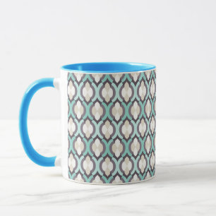 Turquoise Moroccan Pattern Mug