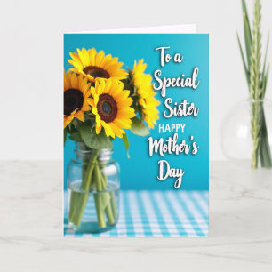 Turquoise Mothers Day Art Card