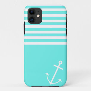Turquoise Nautical iPhone 11 Case