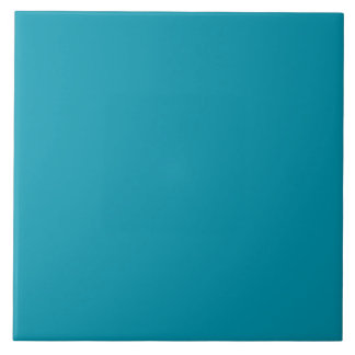 Turquoise Ocean Blue Ceramic Tile. Tile