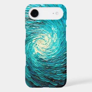 Turquoise Ocean Vortex Abstract
