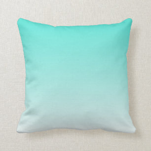 Turquoise Ombre Cushion
