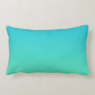 “Turquoise Ombre” Lumbar Cushion