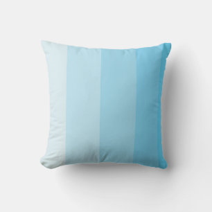 Turquoise Ombre Stripe Cushion