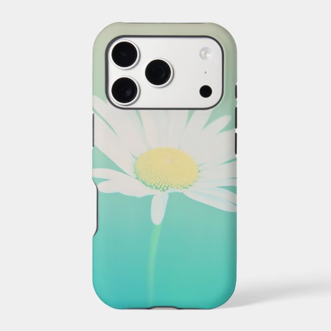 Turquoise Ombre White Daisy (Back)