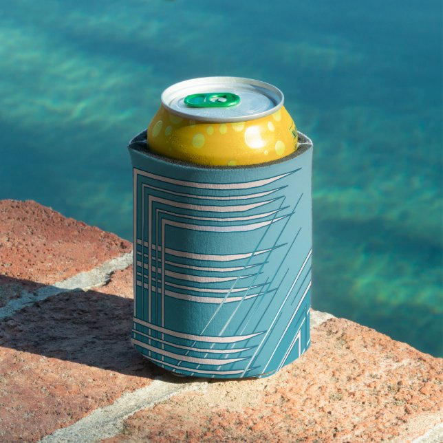 Turquoise opal white can cooler (In Situ Pool)