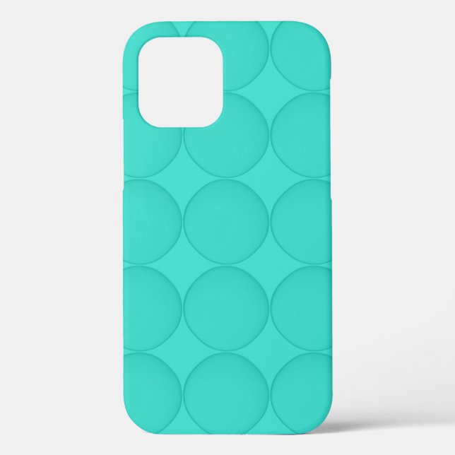 Turquoise Pattern Case-Mate iPhone Case (Back)