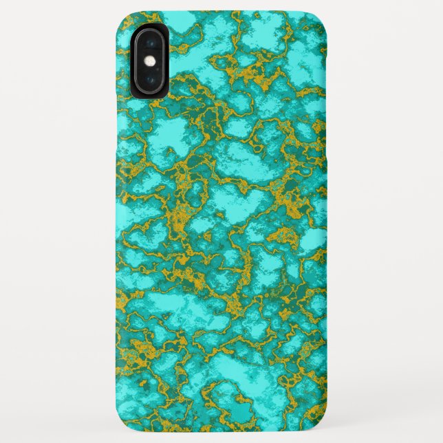 Turquoise Pattern Case-Mate iPhone Case (Back)