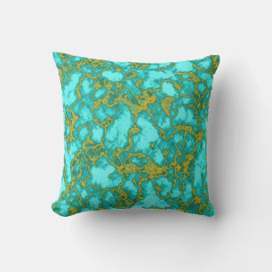 Turquoise Pattern Cushion