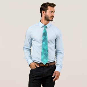 Turquoise Pattern Tie