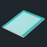 Turquoise Peacock Decor Ready to Customise Notepad<br><div class="desc">This custom product is available in a vibrant turquoise accent decor for yourself or as a gift sure to make an impression in all occasions. Click on the "Customise it!" button or link you find on this product page to reveal a set of user friendly designing tools to customise this...</div>