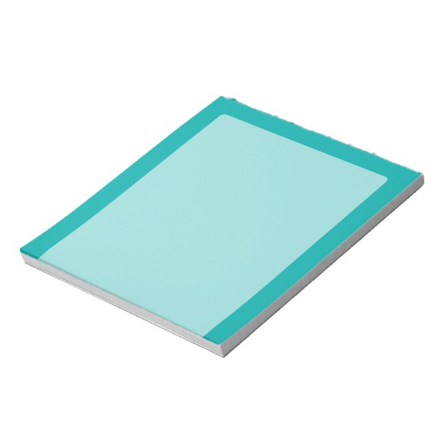 Turquoise Peacock Decor Ready to Customise Notepad (Rotated)