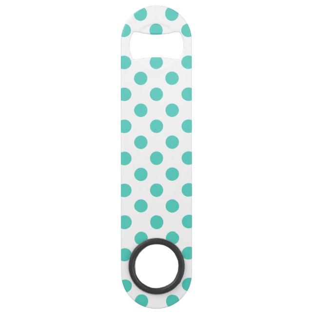 Turquoise polka dots (Front)
