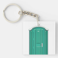 Turquoise Portable Toilet