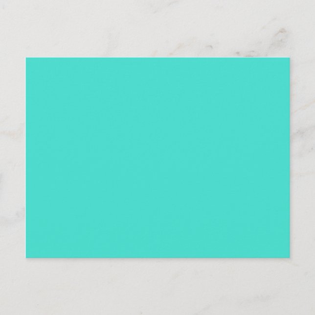 Turquoise Postcard (Front)