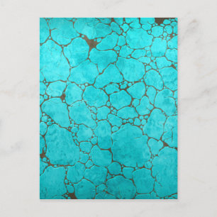 turquoise postcard