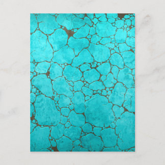 turquoise postcard
