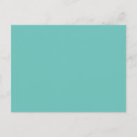 Turquoise Postcard | Modern Travel Keepsake Design