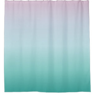 Turquoise Purple Colours Shower Curtain