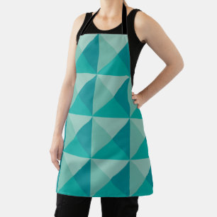 Turquoise Pyramids  Apron