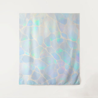 Turquoise Quartz Mosaic Wallpape Tapestry